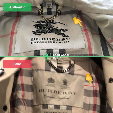 burberry fake vs real|do all burberry buttons say.